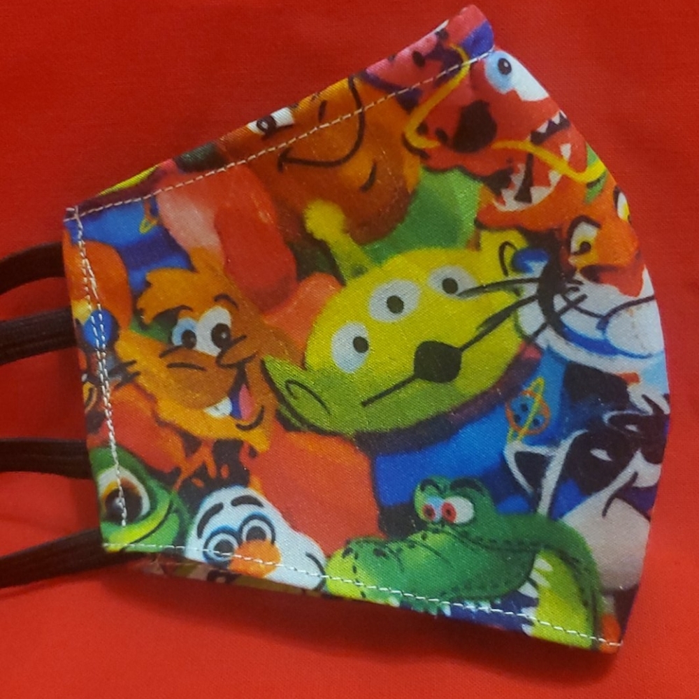 Cartoon character face mask